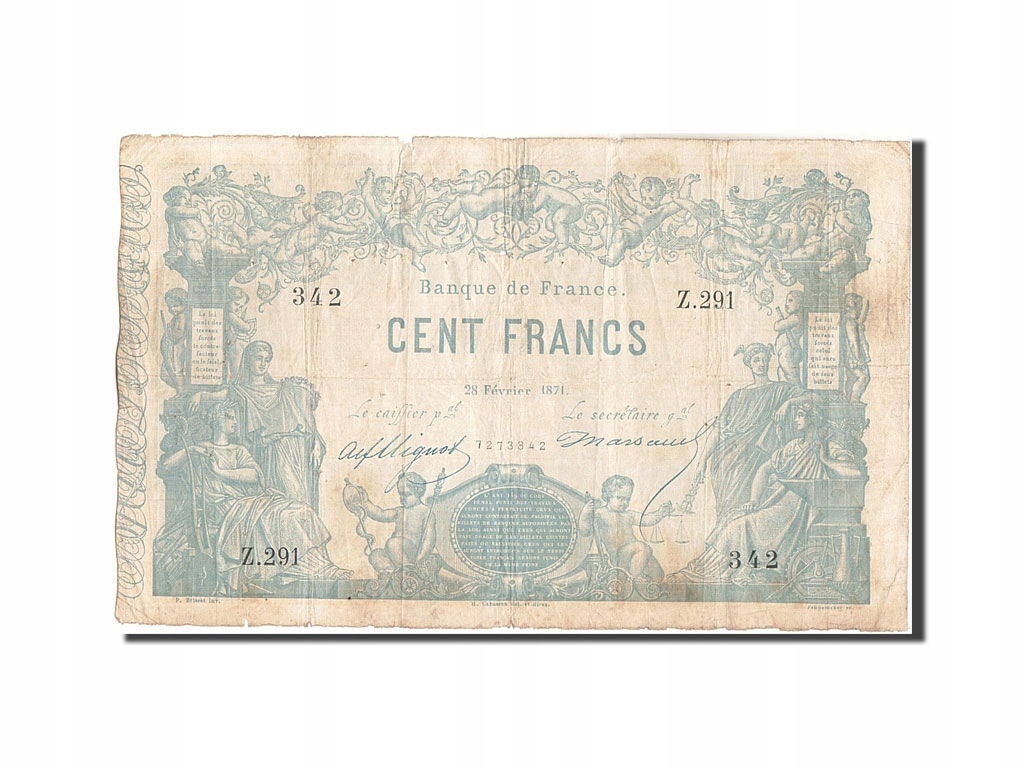 Banknot, Francja, 100 Francs, ...-1889 Circulated