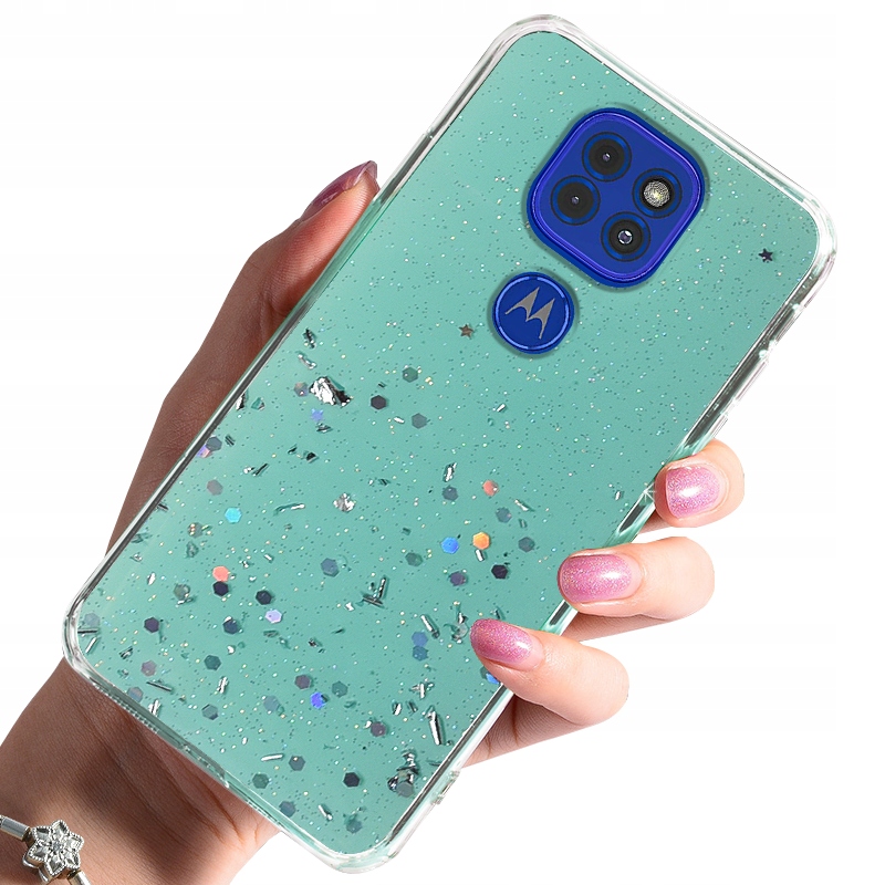 Etui do Motorola Moto G9 Play CASE BROKAT + SZKŁO
