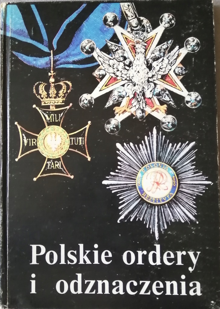 Książka polskie ordery i odznaczenia stara