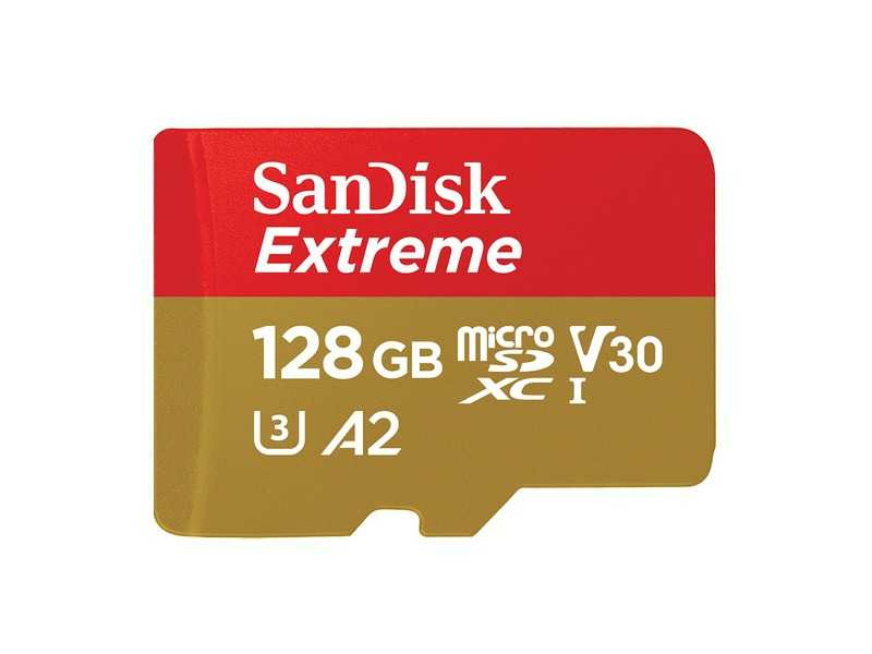 Купить Карта памяти SANDISK microSDXC Extreme A2 128 ГБ: отзывы, фото, характеристики в интерне-магазине Aredi.ru