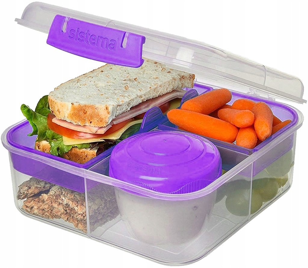 Pojemnik na lunch Bento Cube 1,25l SISTEMA bez BPA 14443637725