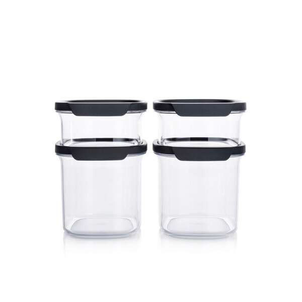 Tupperware Zestaw Ultra Clear 500ml (2) +1L (2)