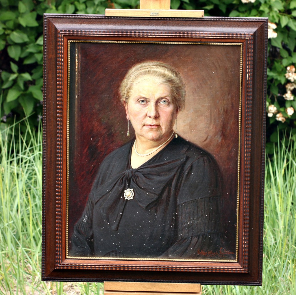 OSKAR ALFRED NICK - PORTRET KOBIETY, ISKRA KRAKÓW