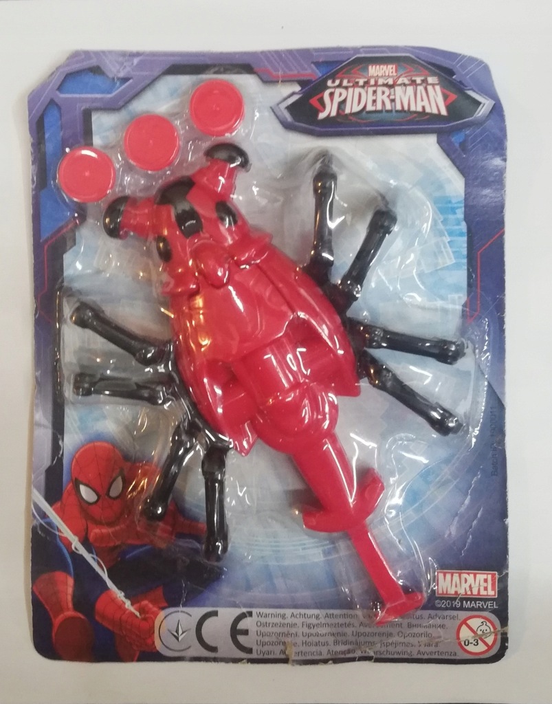 Wyrzutnia pająk Spider-Man zabawa w strzelanie