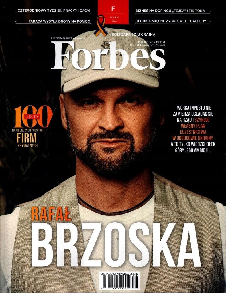 Forbes nowe wydane Rafał Brzoska 11/2023