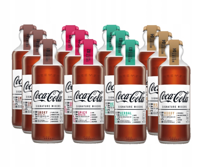 COLA SIGNATURE MIXERS 12 SZT, DOWOLNY MIX 3 SMAKÓW 12271433010