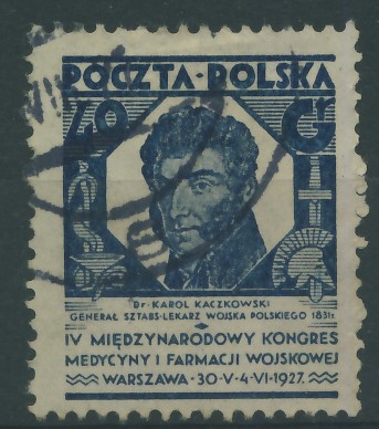 Polska PMW 40 gr. - 1927 r Kongres Medycyny