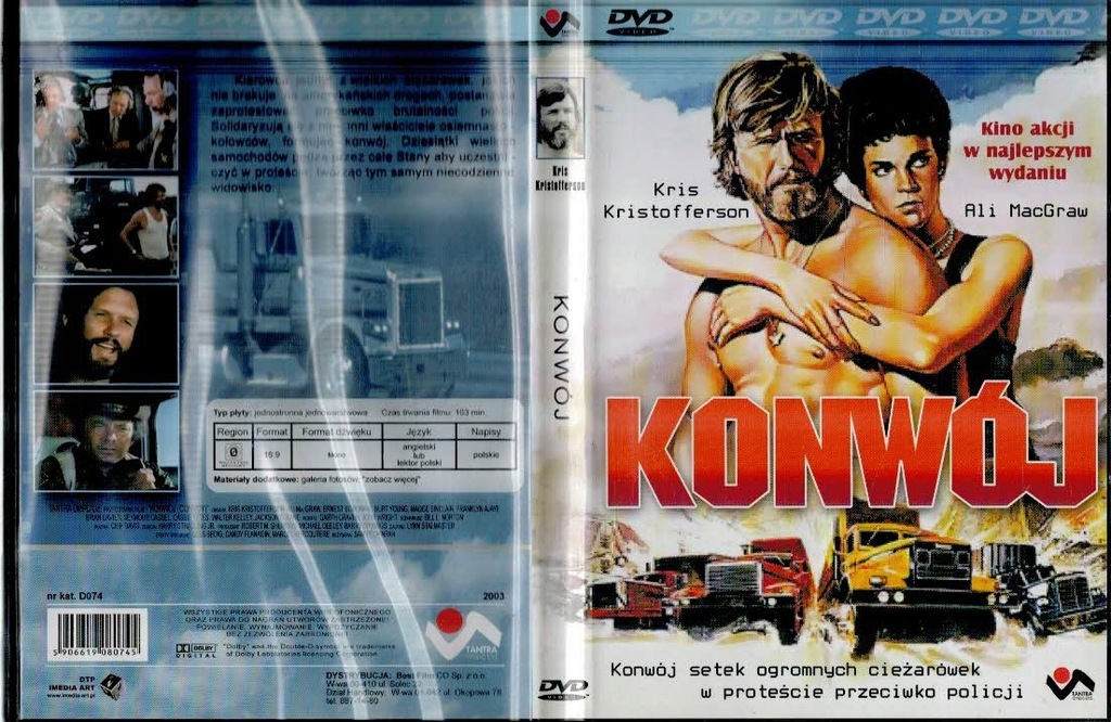 KONWÓJ Kristofferson płyta DVD lektor pl