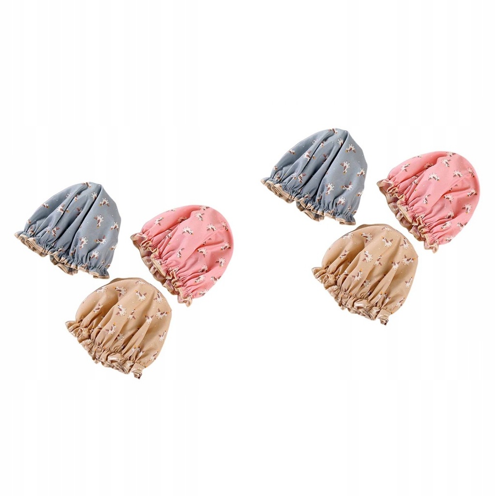 6 PCS COVER BATHING HAIR ACCESSARIES
