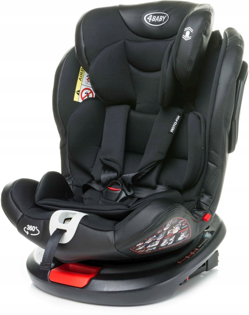 FOTELIK SAMOCHODOWY OBROTOWY 360° 0-36kg ISOFIX