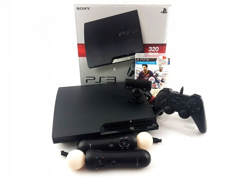 KONSOLA SONY PLAYSTATION 3 320GB MOVE PS EYE