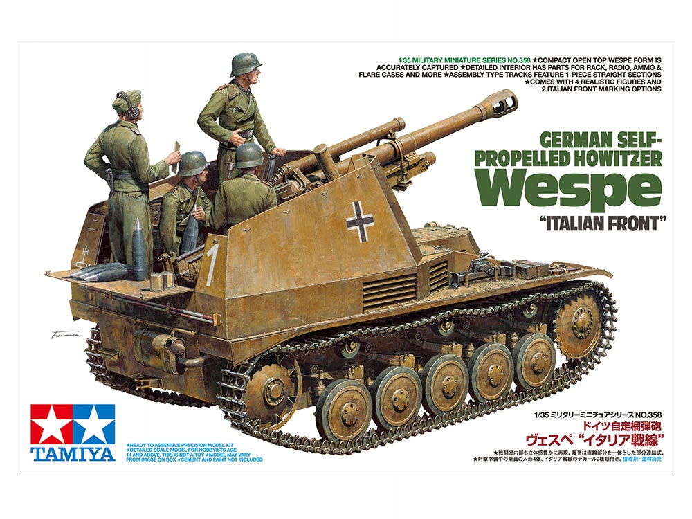 1:35 Działo samobieżne WESPE TAMIYA 35358