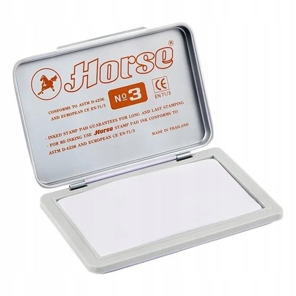 Poduszka do stempli nr3 nienasączona 85x54mm HORSE /Grand