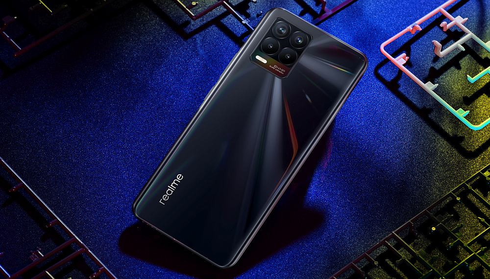 Купить Черный смартфон REALME 8 6/128 ГБ: отзывы, фото, характеристики в интерне-магазине Aredi.ru