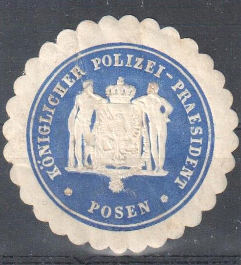 Zalepka - Posen - Poznań - Policja