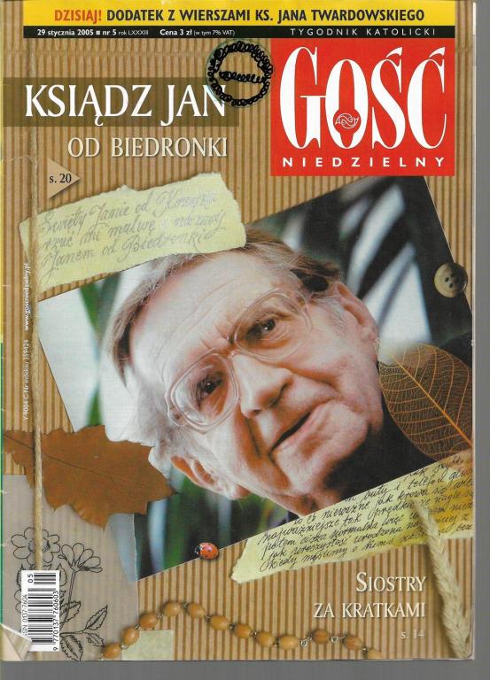 GOŚĆ NIEDZIELNY 5/2005  / o KS. TWARDOWSKIM