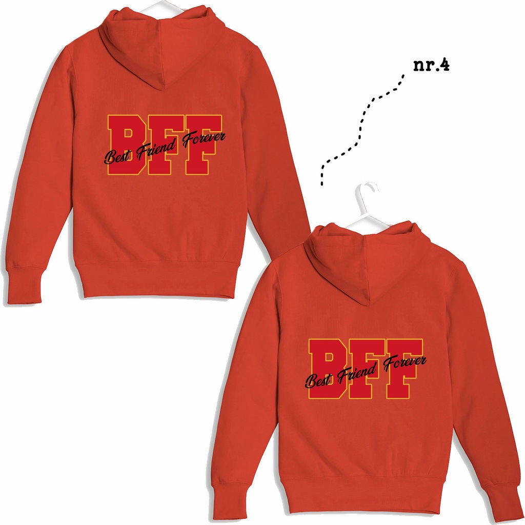 KOMPLET BLUZ bluzy bawełna BFF przyjaciółki kolory - 7196756252