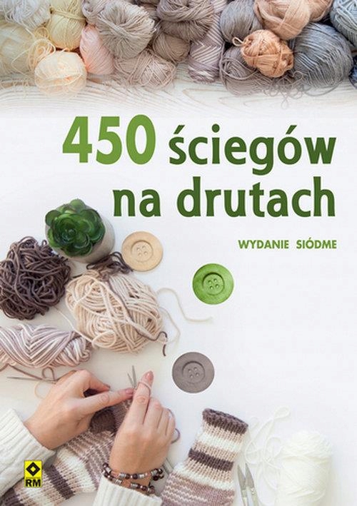Książka 450 ściegów na drutach wyd siódme polski