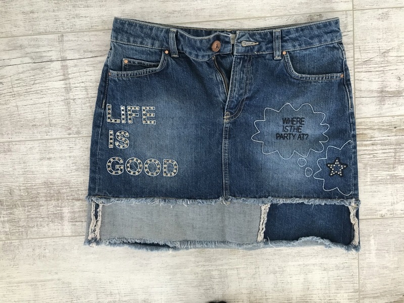 RIVER ISLAND___ dzinsowa spódnica jeans__38 40