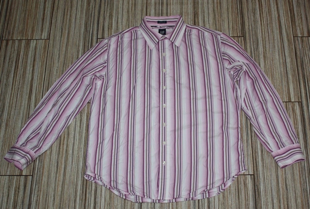 GAP śliczna koszula w paski XL 17 - 17,5