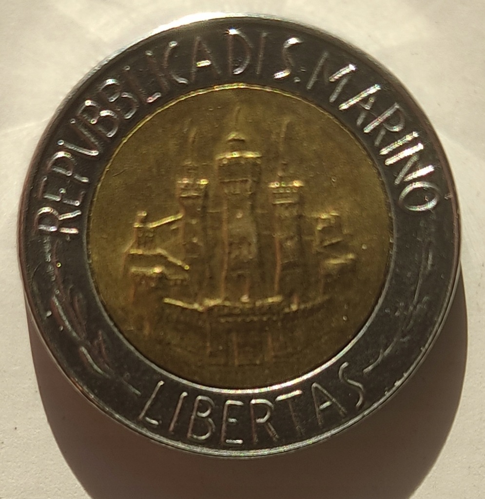 moneta San Marino 500 lir 1984