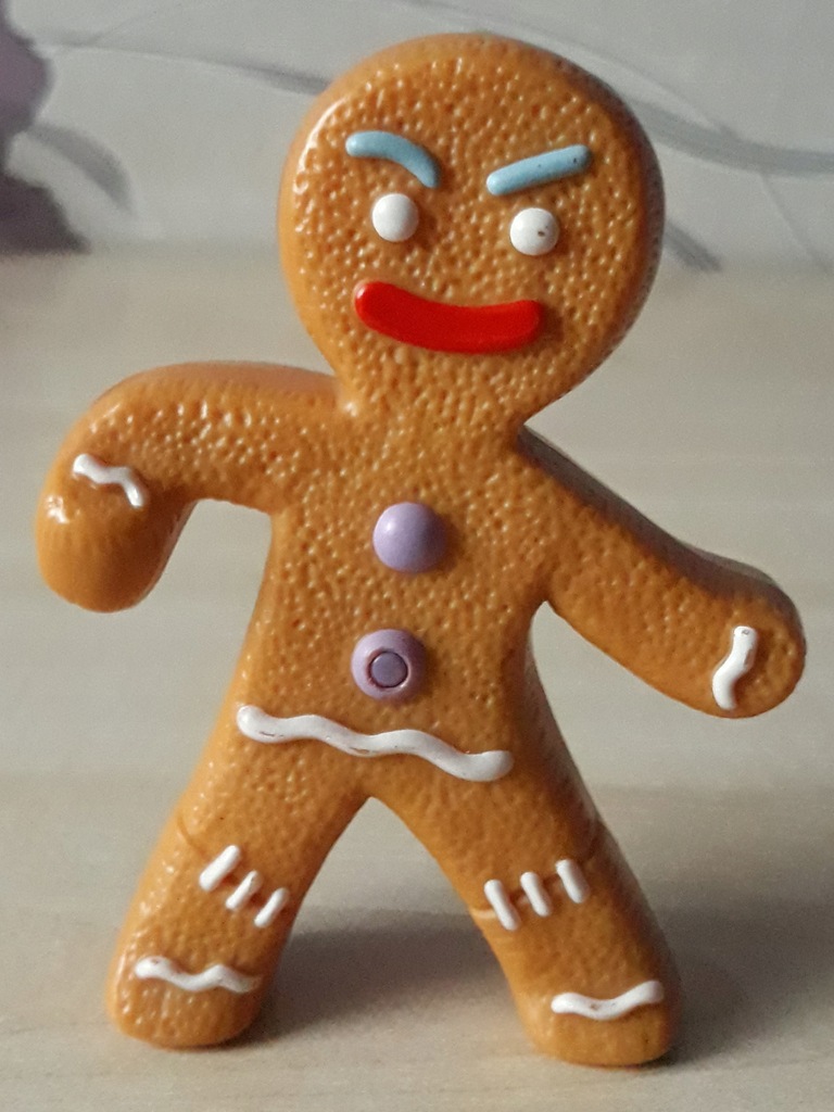 Shrek Ciastek Piernikowy Ludzik figurka McD's 9,5