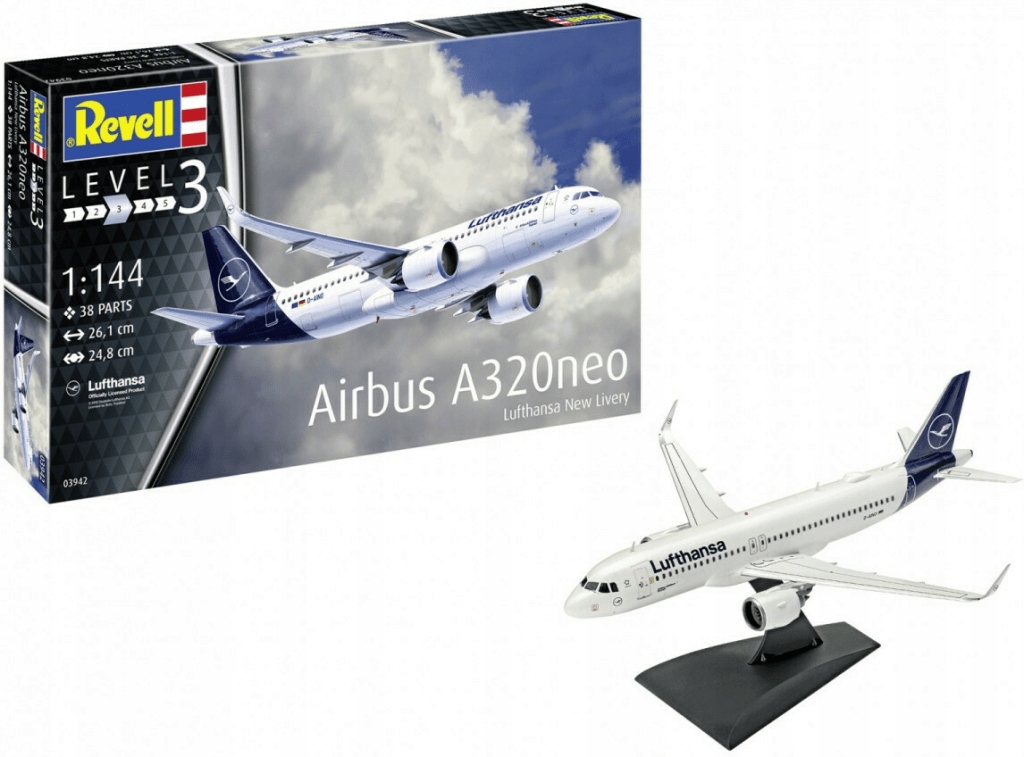 Airbus Neo Lufthansa Model do sklejania