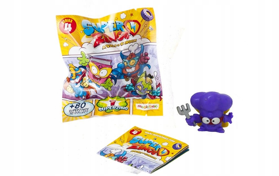 Super Zings seria 4 Saszetka z figurką SUPERZINGS