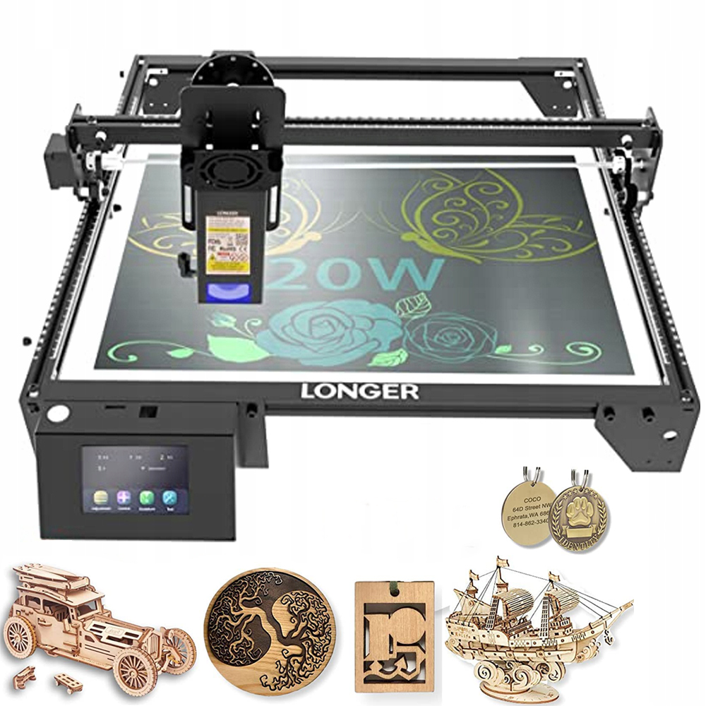 Grawer laserowy RAY5 20 W LONGER Grawerka Laserowa