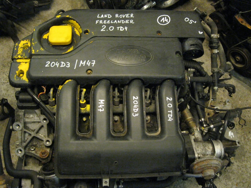 SILNIK 204D3 M47 2.0 TD4 LAND ROVER FREELANDER KPL