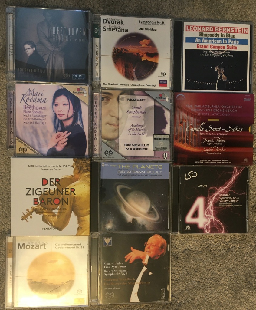 Купить Моцарт, Бетховен, Лист, Хольст - 23 диска SACD: отзывы, фото, характеристики в интерне-магазине Aredi.ru