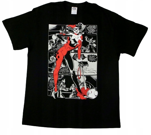 DC Comics Harley Quinn Koszulka męska T-shirt r. S