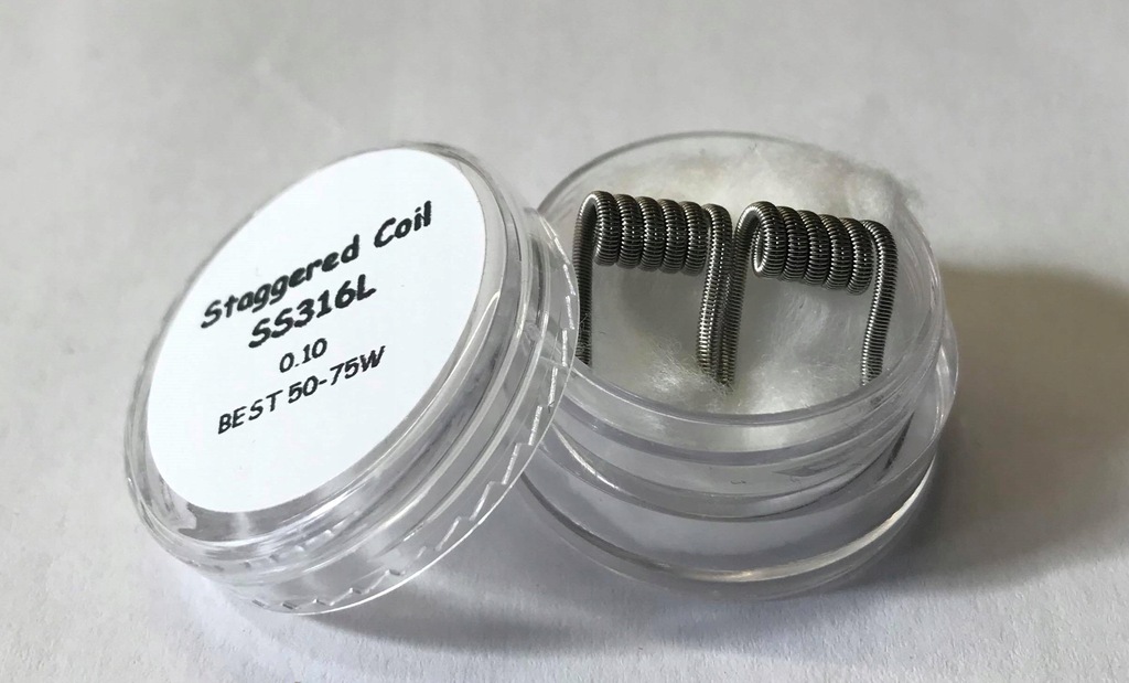 Grzałka / skręcony drut oporowy / staggered coil
