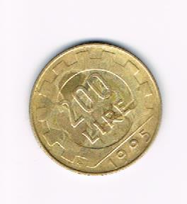 Włochy 200 lirów z 1995 r. przed euro