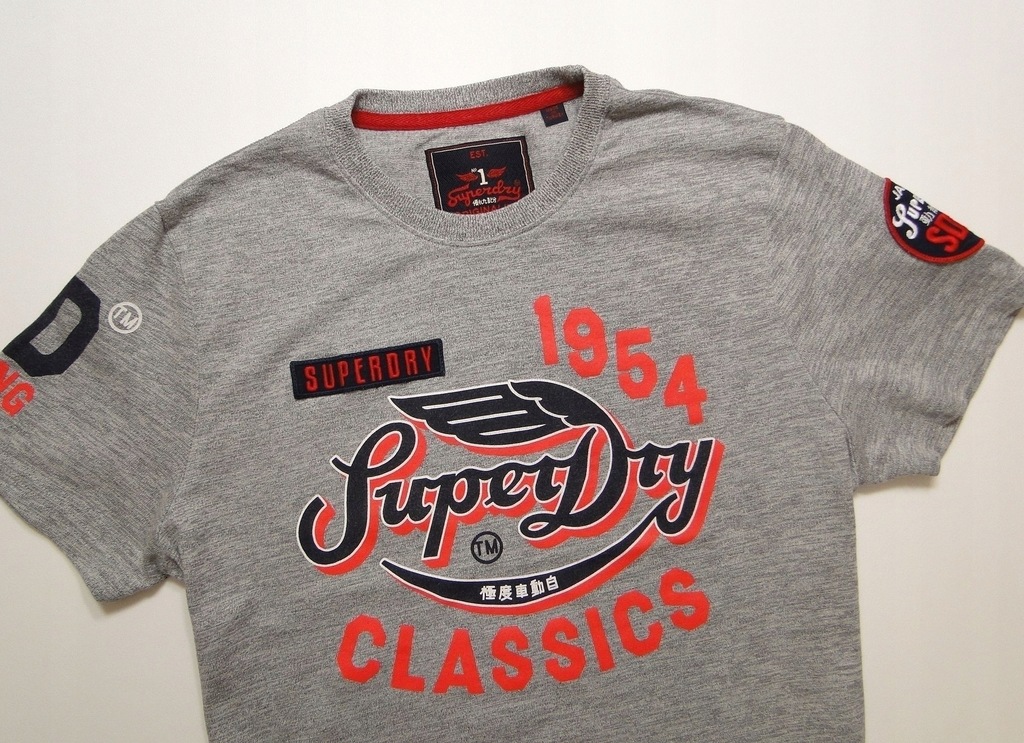 Koszulka SUPERDRY Racing Grey