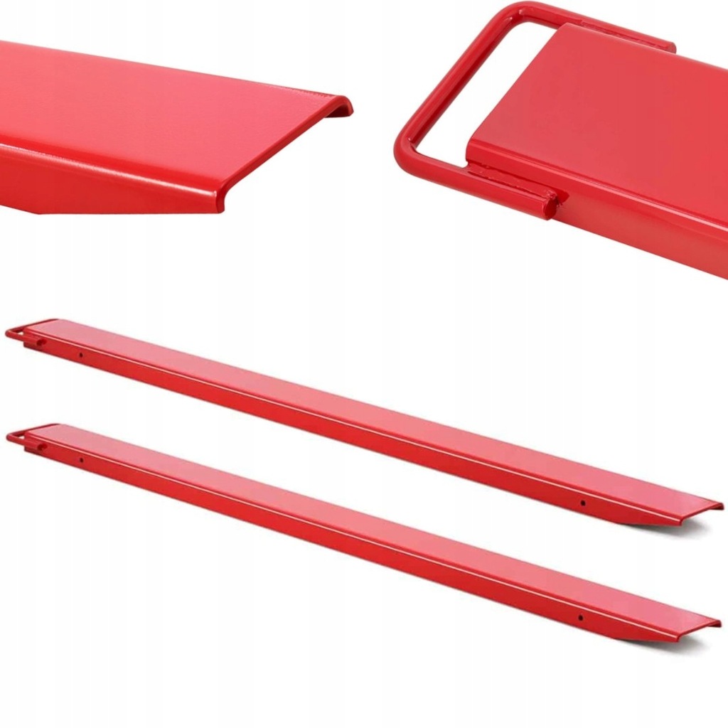 Przedłużki do wideł dźwigowych wózka widłowego otwarte 125 x 60 mm dł. 2438