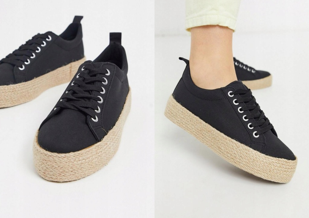 NEW LOOK SZNUROWANE ESPADRYLE 39