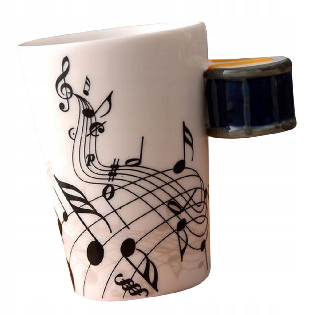 Creative Ceramic Musician Coffee Mug Tea Blue Drum