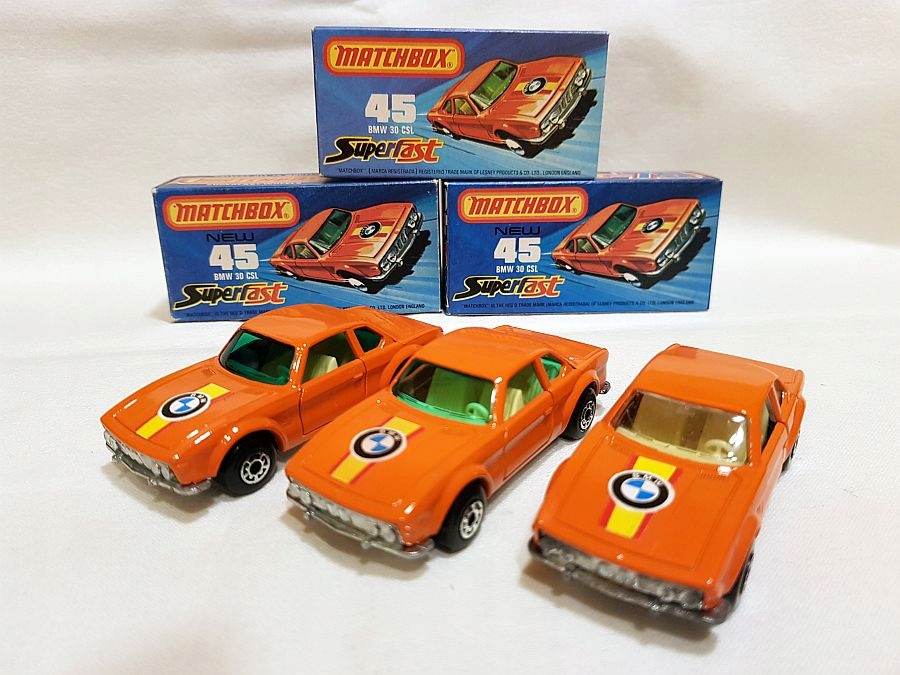 matchbox no 45 bmw 3.0 csl