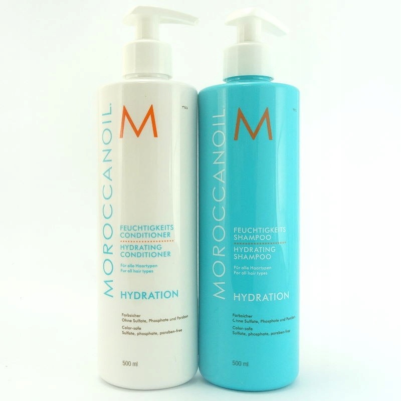 MOROCCANOIL NAWILŻENIE SZAMPON ODŻYWKA 2 x 500