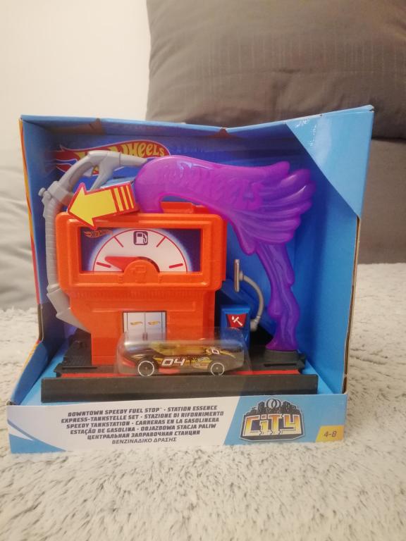 HOT WHEELS FRH28 FRH30 CITY STACJA BENZYNOWA