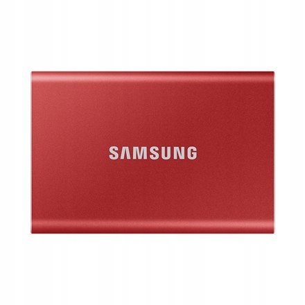 Przenośny dysk SSD Samsung T7 500 GB, USB 3.2, czerwony Samsung