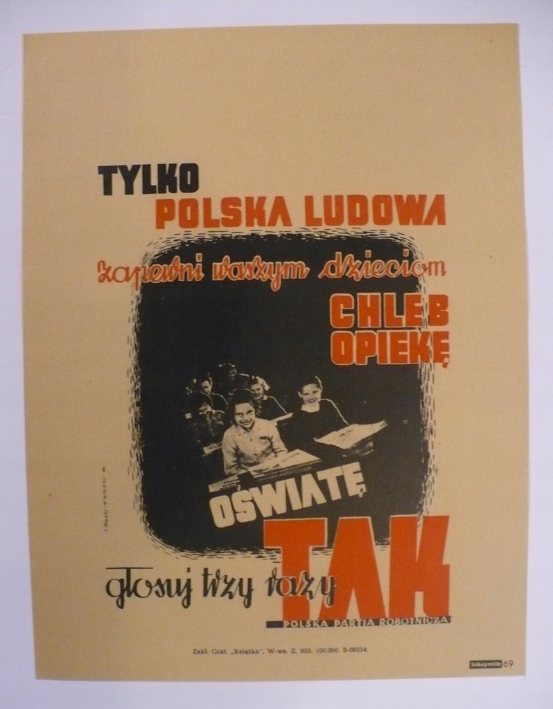 Plakat PRL ... Tylko Polska Ludowa