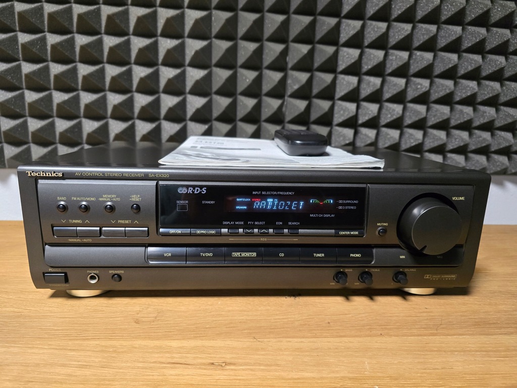 TECHNICS SA-EX320 AMPLITUNER TECHNICS JAK NOWY + PILOT + INSTRUKCJA TOP !!!