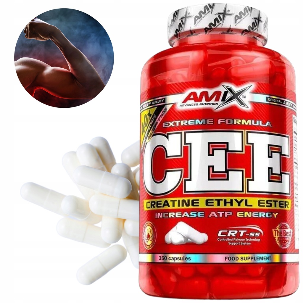 Creatine Monohydrate CEE Ester Etylowy 350 Kaps