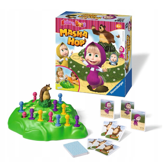 Gra Masha Hop Masza I Niedzwiedz Ravensburger Hit 8545133647 Oficjalne Archiwum Allegro