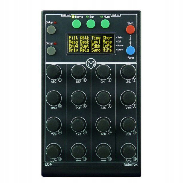 Faderfox EC4 kontroler