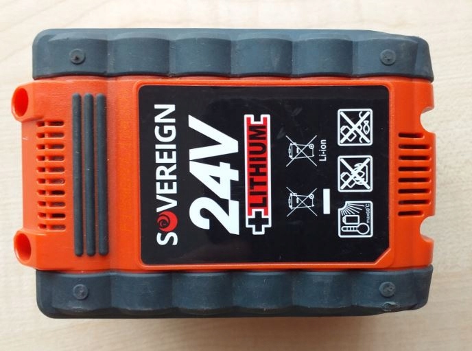SOVEREIGN 24V 4Ah bateria ( QUALCAST CHALLENGE )