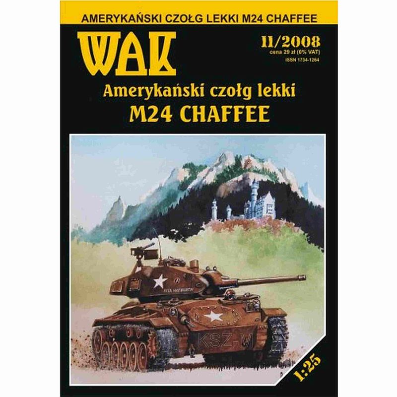 Купить WAK 11/08 Легкий танк M24 Chaffee Масштаб 1:25: отзывы, фото, характеристики в интерне-магазине Aredi.ru