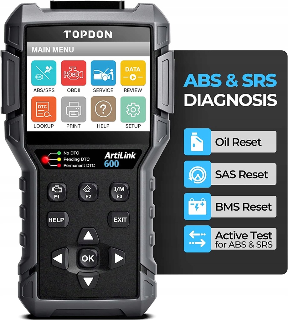 Urządzenie diagnostyczne TOPDON AL600 OBD2 -5%